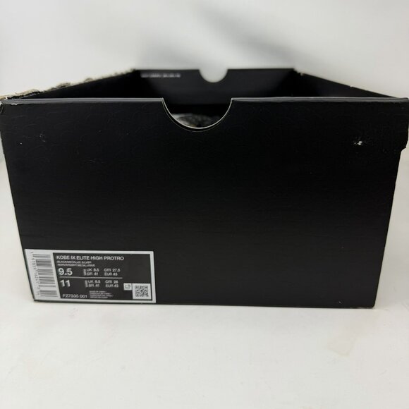 Nike Kobe 9 Elite High Protro Masterpiece Basketball Shoes Men’s Size 9.5 - Picture 8 of 8